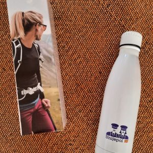 Botella térmica de acero inoxidable con logotipo de Unijepol